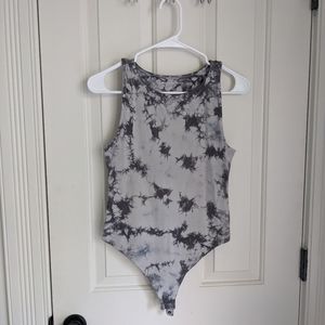 American Eagle Gray Bodysuit Size M